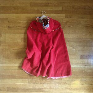 Vintage Japanese Red Poncho
